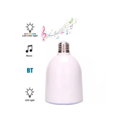 Bombilla Altavoz Bluetooth - BT-LED - Music Light
