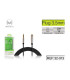Cable Mimacro - Alargador de audio Jack 3.5 Macho-Hembra