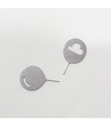 Púas metálicas x 3 MEIZU - Pin para abrir ranura smartphone