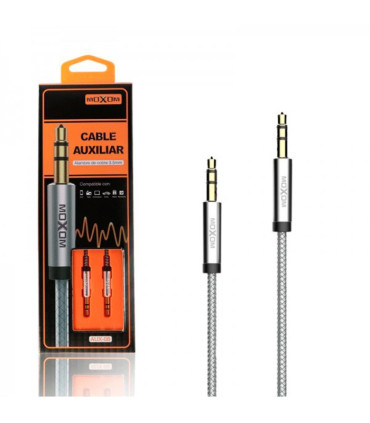 Cable auxiliar Audio Jack a Jack MOXOM AUX-08