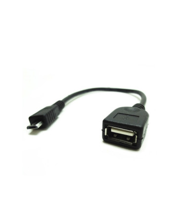 Adaptador OTG USB-A (hembra) - microUSB (macho)