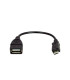 Adaptador OTG USB-A (hembra) - microUSB (macho)
