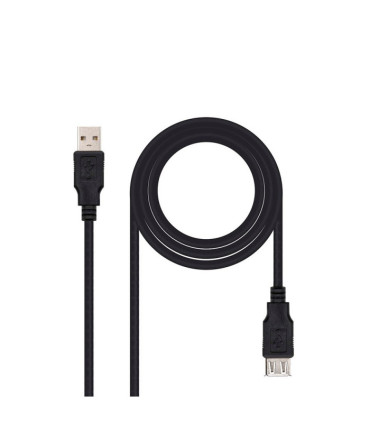 Cable USB 2.0, Tipo A/M-A/H, 1.8m (Macho/ Hembra)