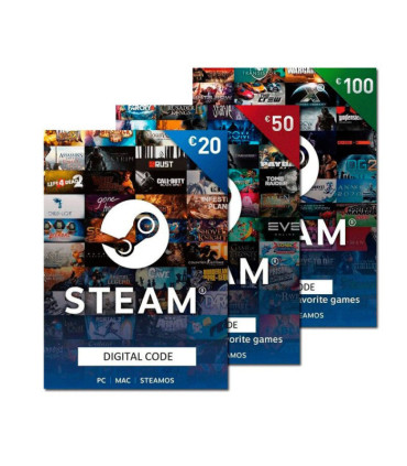 Código digital canjeable en Steam - Saldo para comprar juegos para ordenador