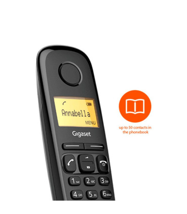 Gigaset A170 Dúo - Agenda, rellamada, pantalla iluminada