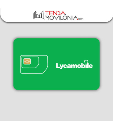 Tarjeta SIM prepago Lycamobile - 4G - cobertura Yoigo