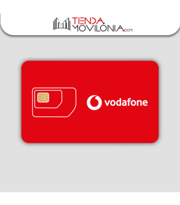 Tarjeta SIM prepago de Vodafone - Tarifas por tallas - Llamadas y 4G/5G - GB acumulables