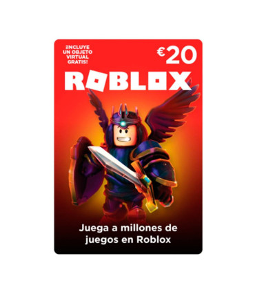 Código digital canjeable por Robux para comprar juegos en Roblox -  Incluye un objeto virtual gratis