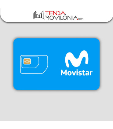 Tarjeta SIM prepago Movistar - Con 10 euros de saldo - Internet móvil 4G