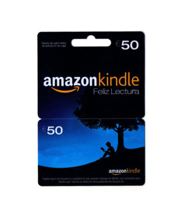 Código digital canjeable por saldo para comprar ebooks en Amazon Kindle - 25 o 50 euros