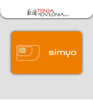 Tarjeta SIM prepago de Simyo - Llamadas y 4G - Cobertura Orange