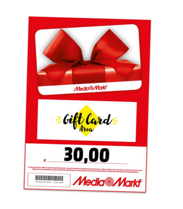 Tarjeta regalo Media Markt - 30 euros de saldo para comprar en sus tiendas y web