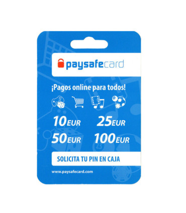 Código digital canjeable en Paysafecard - Entre 5 y 100 euros