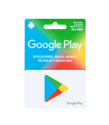 Código canjeable por saldo para comprar en Google Play - Aplicaciones, juegos, películas, música... - Android