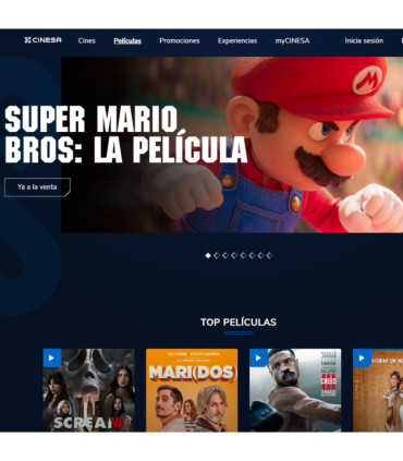 Código digital prepago Cinesa - Saldo canjeable por entradas de cine, palomitas, refrescos... - Caducidad de 12 meses