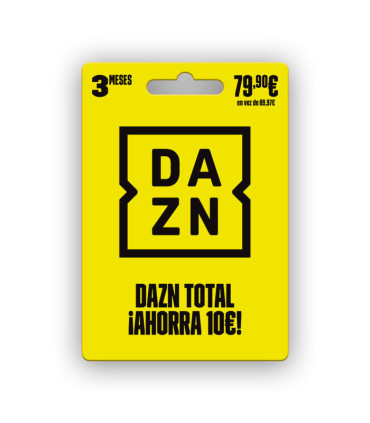 Código canjeable por suscripción de 1 o 3 meses a DAZN - 5 partidos de LaLiga + Moto GP, FA Cup, UFC y más deportes