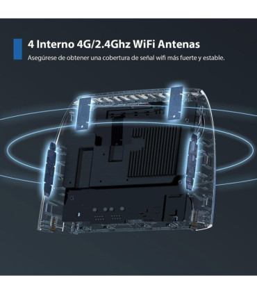 Router MiFi 4G Tenda N300 WiFi 4G LTE - Libre - Hasta 32 dispositivos