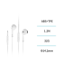 Auriculares con microfono - Conector mini-Jack de 3.5mm