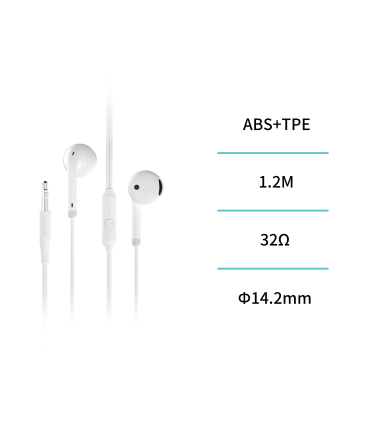 Auriculares con microfono - Conector mini-Jack de 3.5mm