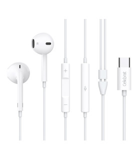 Auriculares Celebrat E500 - Auriculares con conector USB-C - Auriculares con cable de 120cm
