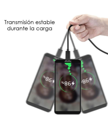 Cable Rock USB - micro USB - 200 cm (2 m) - Carga rápida 2A