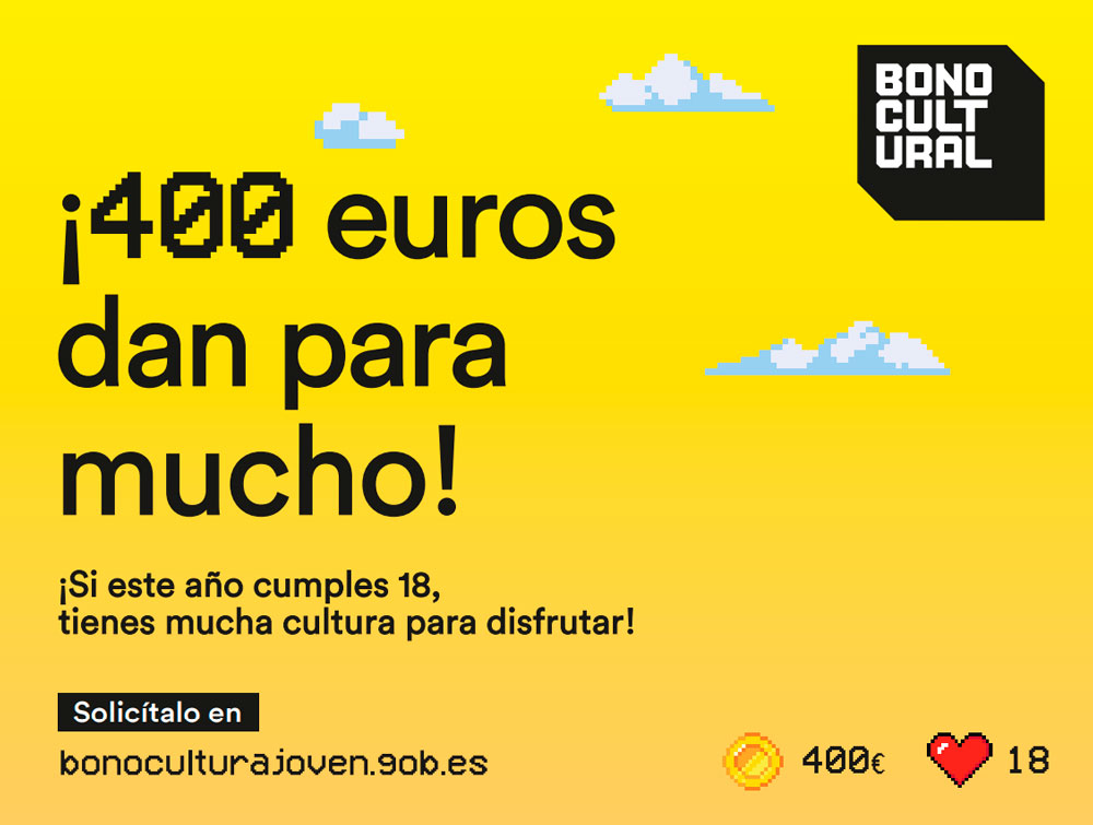 Cabecera de Bono Cultural Joven