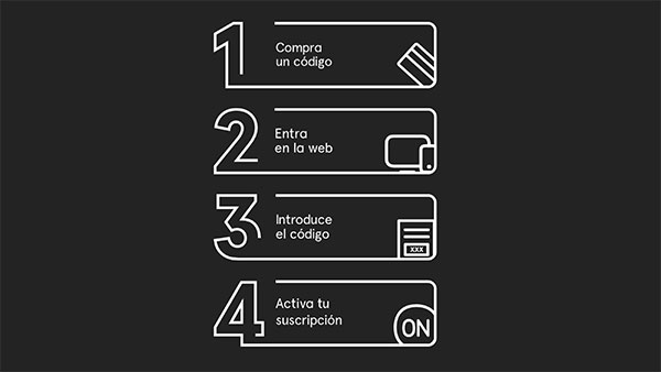 pasos para canjear el código por una suscripción a Movistar Plus+